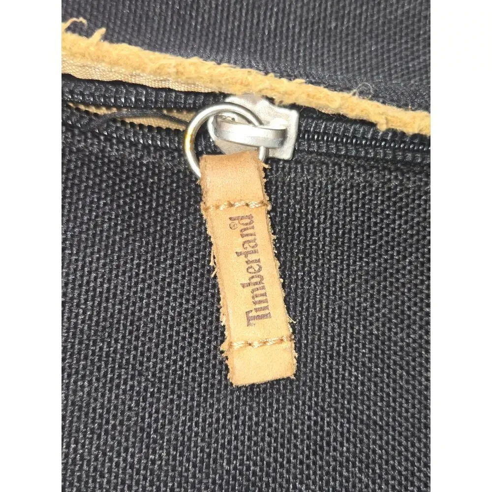 Timberland Vintage Canvas Messenger Bag Laptop Crossbody Large 18x15 Black